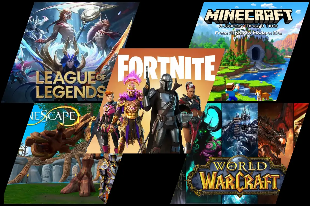 TOP 5 Jogos Online Mais Jogados do Mundo desde o Início da Internet