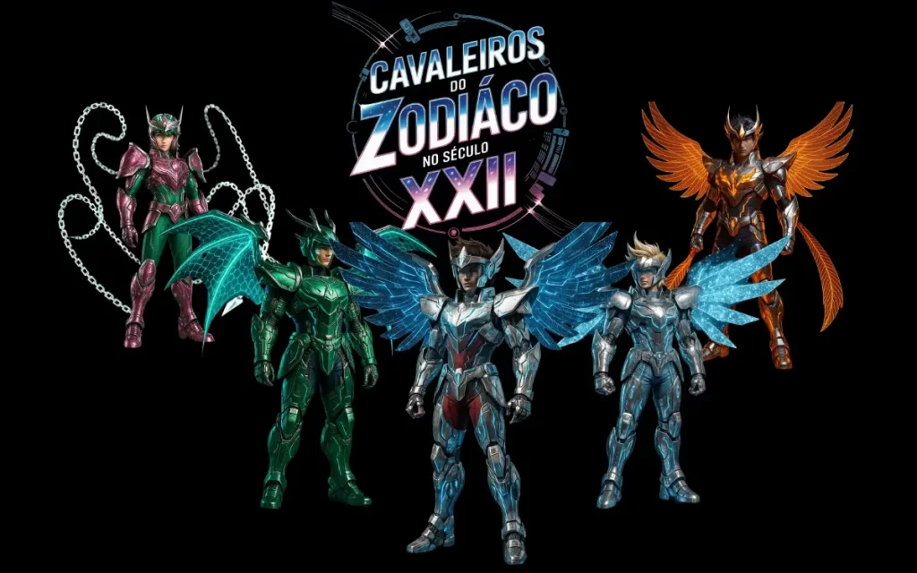 Como seriam os Cavaleiros do Zodíaco no século XXII