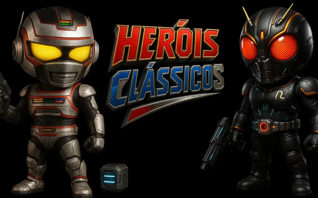 Designer IA Recria Caricaturas de Super-Heróis Japoneses