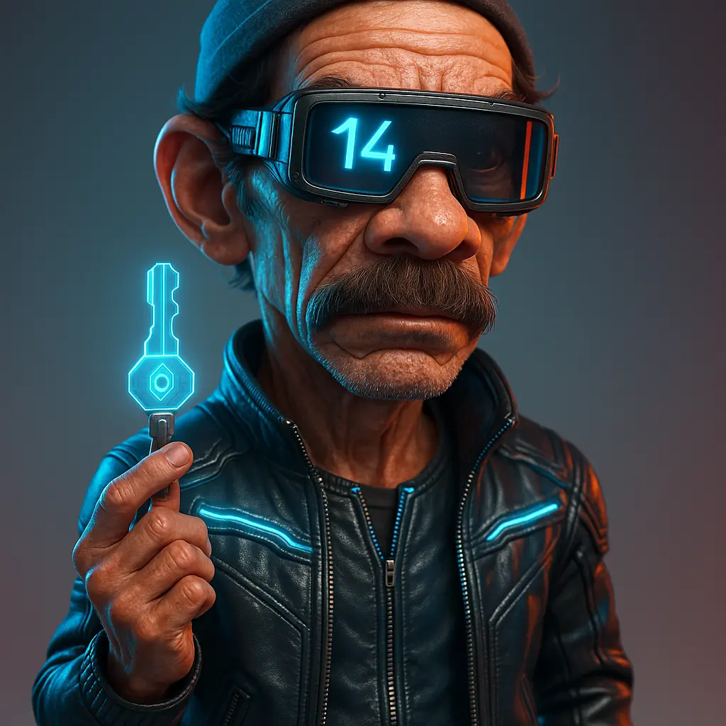 Seu Madruga Cyberpunk