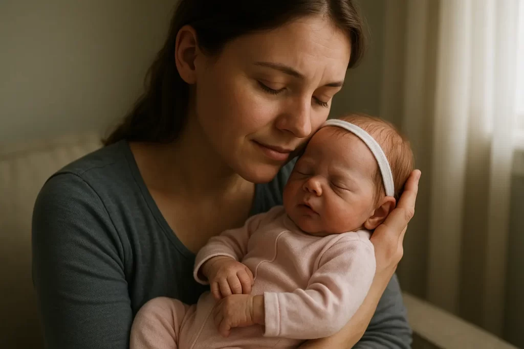 Mulher alimentando bebê reborn com mamadeira vazia demonstrando comportamento preocupante