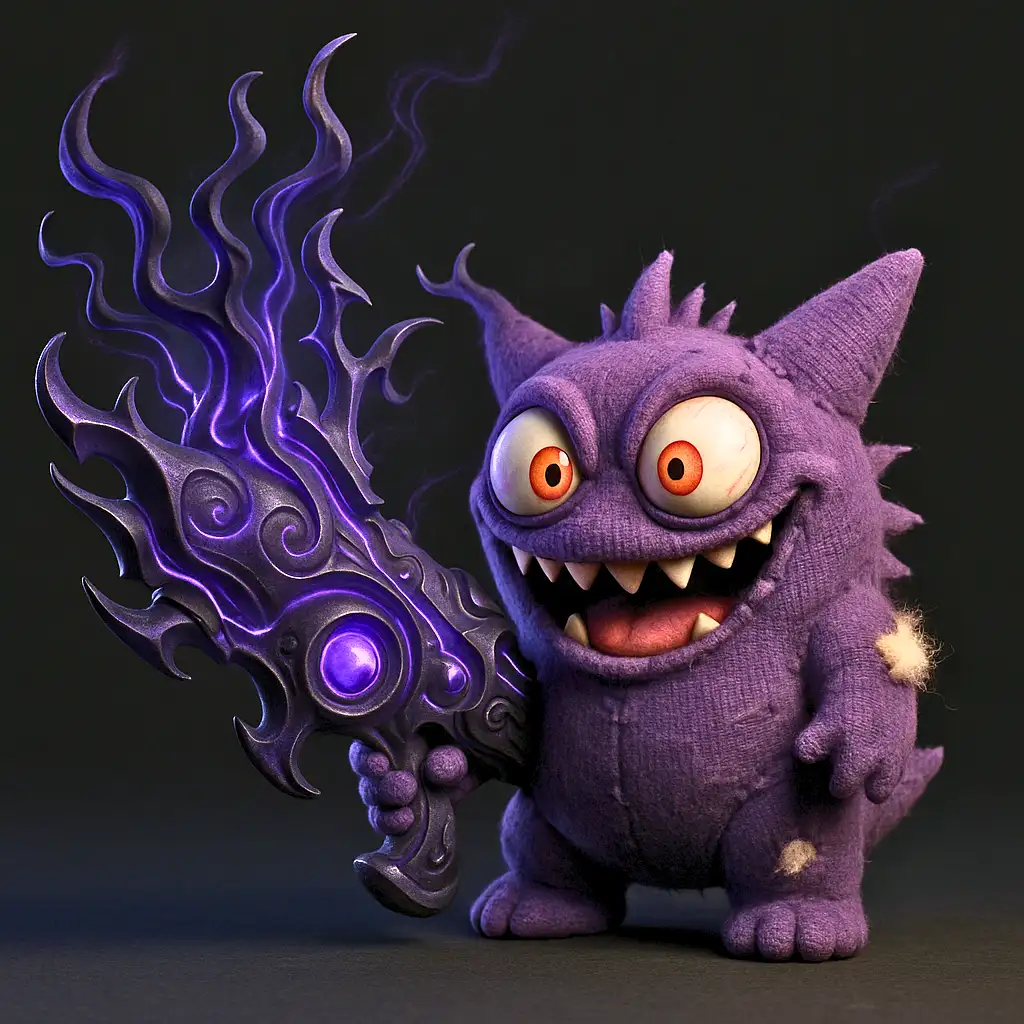 Gengar Armado Versão Shooter