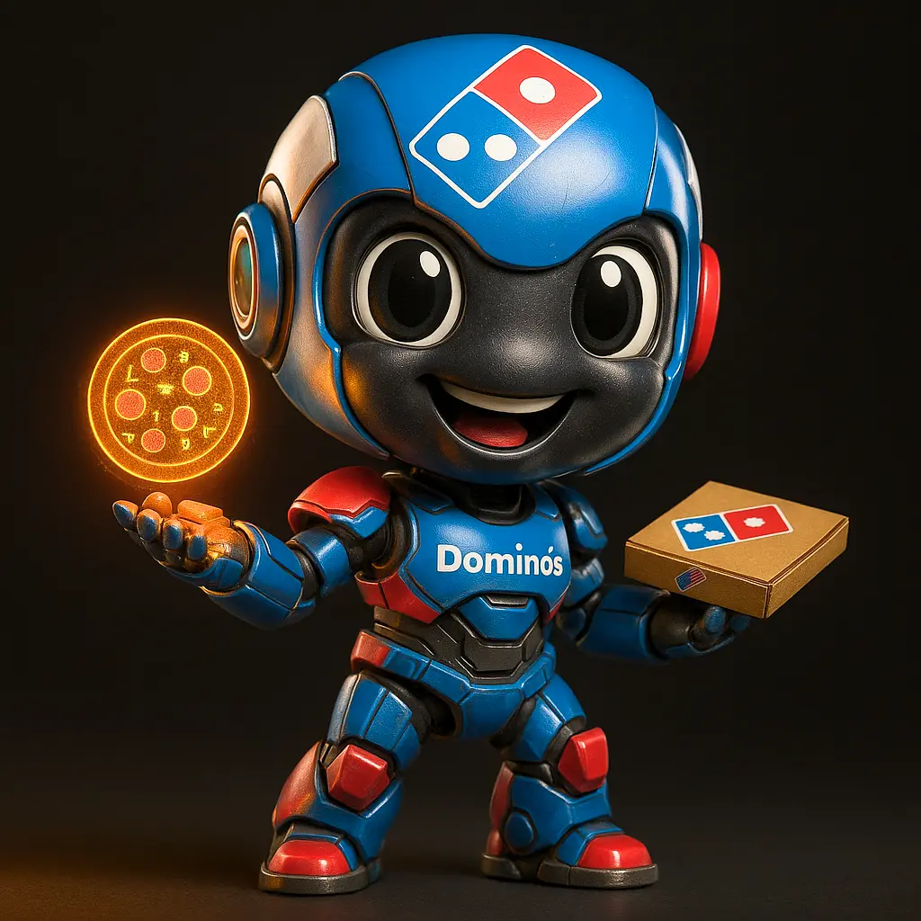 Personagem da Domino's reimaginado como mestre das peças