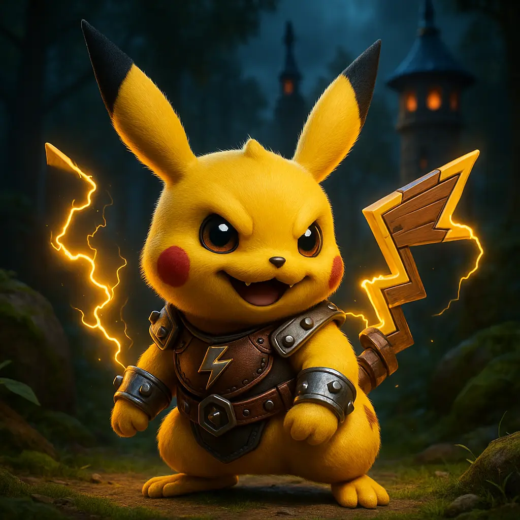 Pikachu como Guerreiro de Clash of Clans