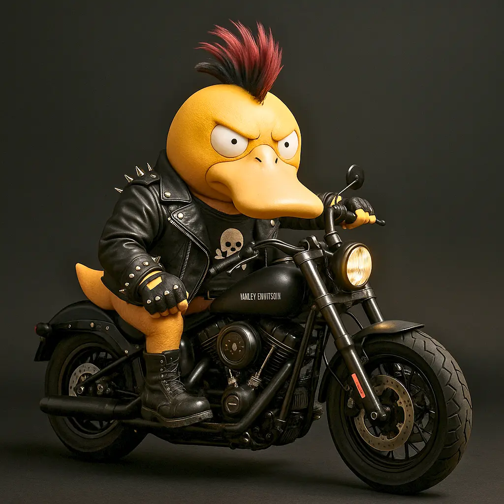 Psyduck Motoqueiro Psicótico