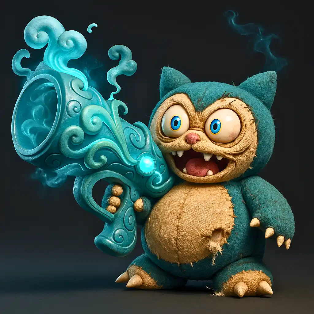 Snorlax Armado Versão Shooter