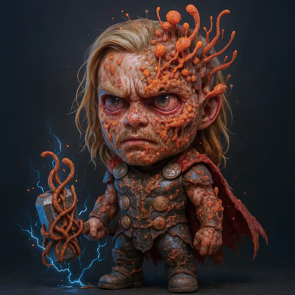 Asgardiano corrompido pelo fungo apocalíptico de TLOU