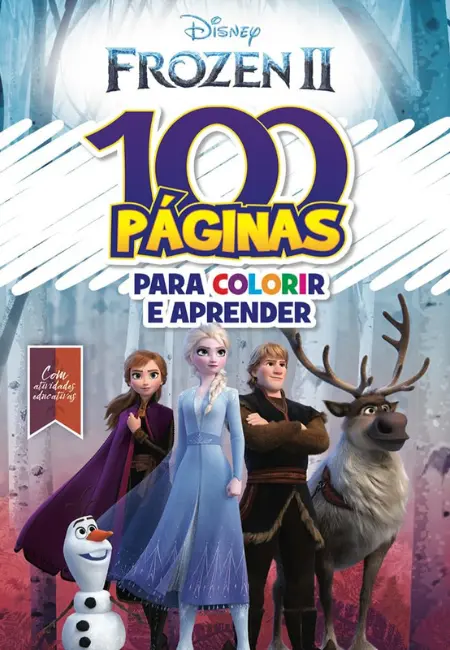 100 Páginas para Colorir Disney - Frozen 2