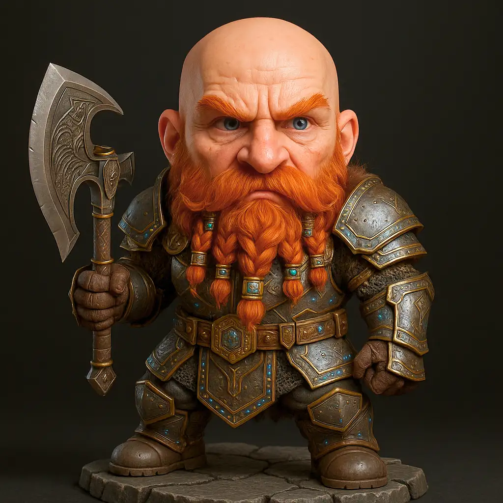 Dwarven Warrior (Guerreiro Anão)