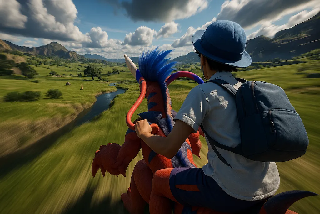 Montando Koraidon em 4K: A experiência definitiva de Pokémon no Switch 2