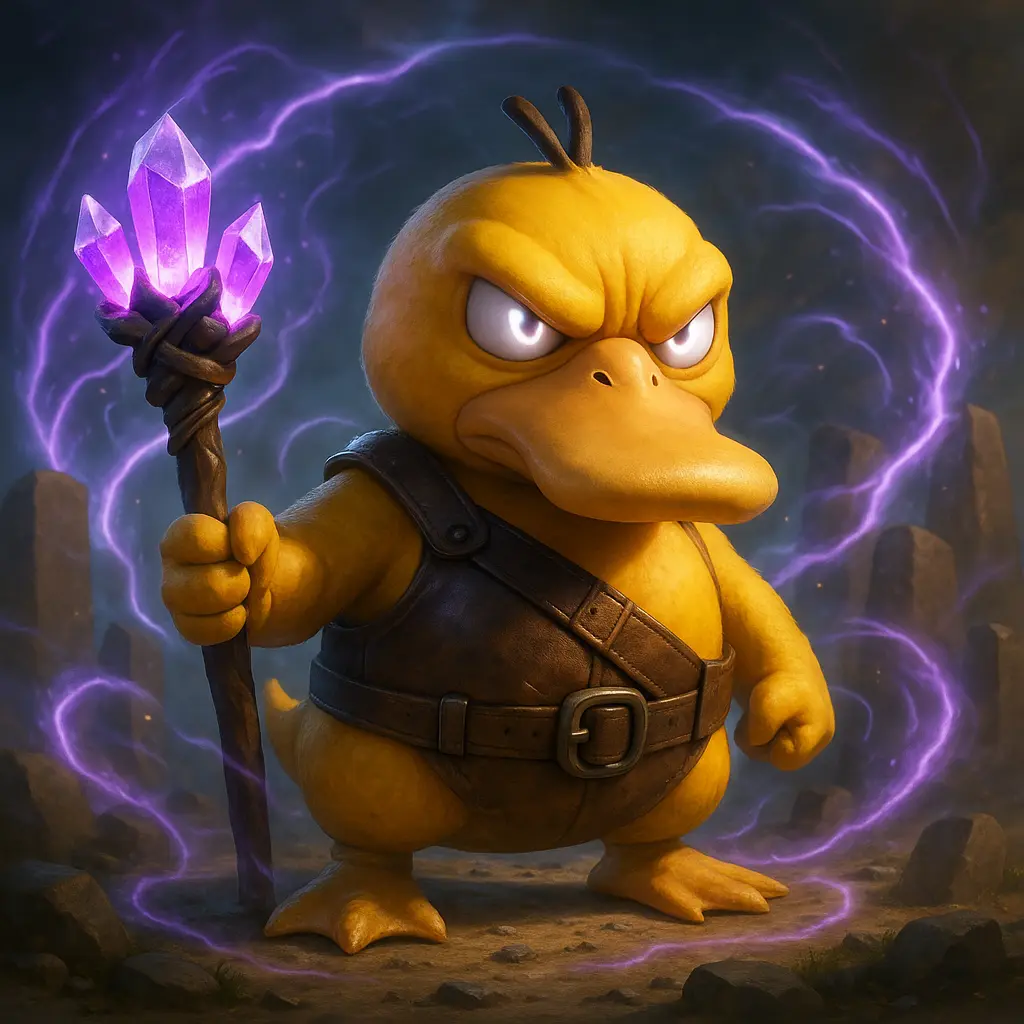 Psyduck Revela seus Poderes Mentais