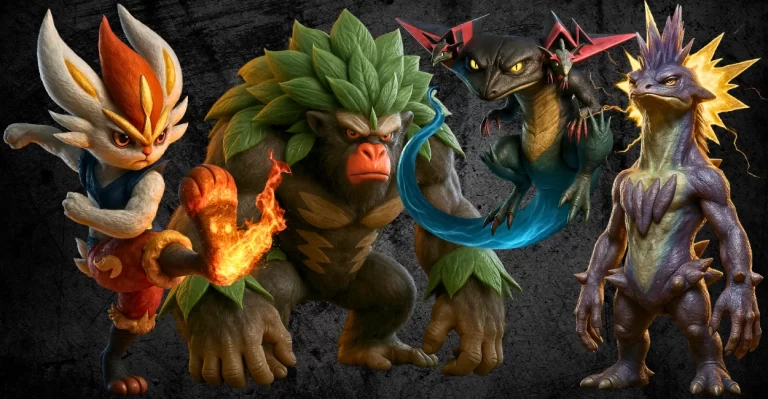 Seis Pokémon icônicos de Galar em versões ultra realistas